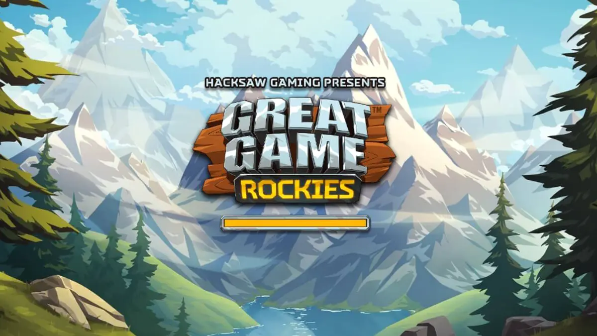 Pemandangan pegunungan yang megah dengan elemen permainan Great Game Rockies